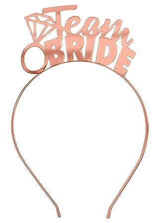 Bridal Party Rose Gold Tiara Headband 