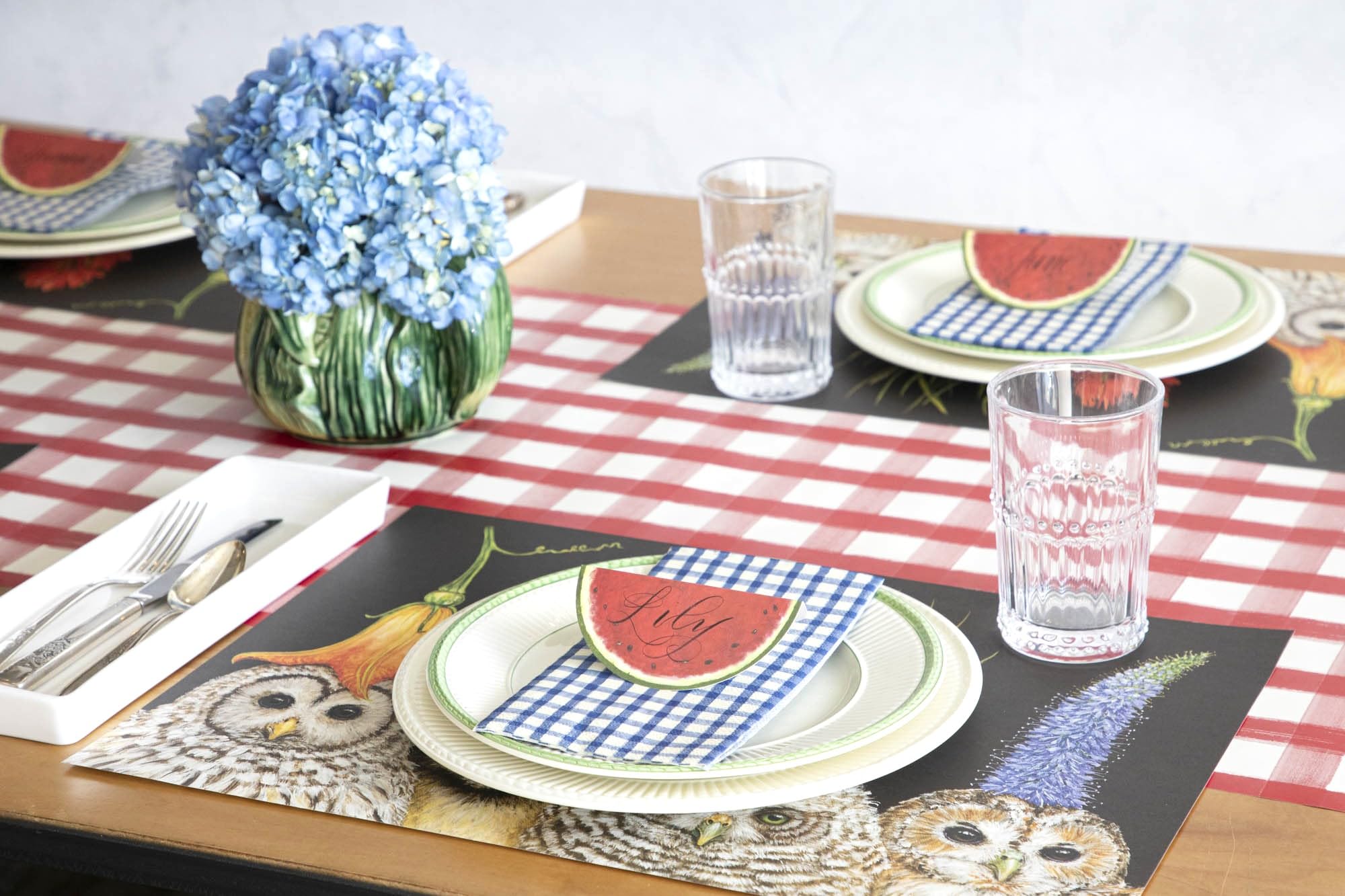 Kitchen Papers Baby Owls Paper Placemats by Kitchen Papers