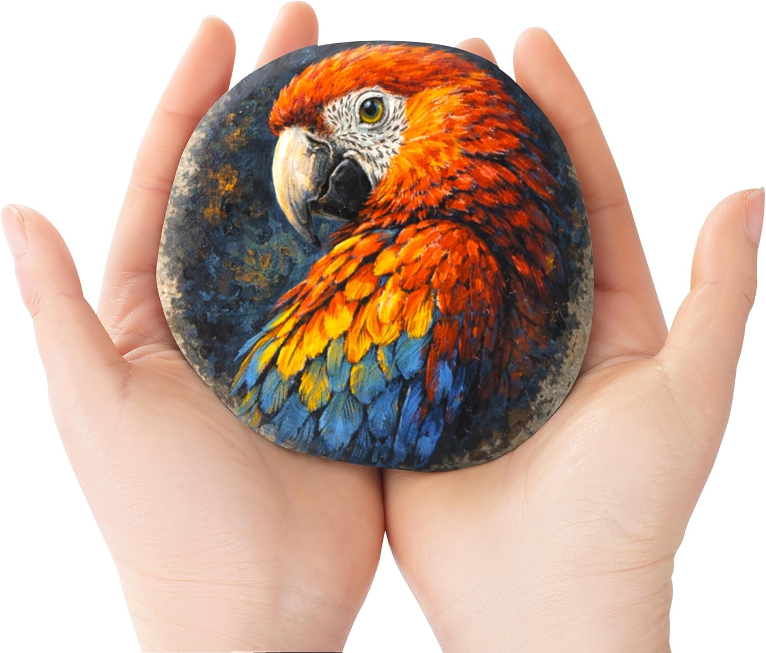 ROCART 24 PCS Extra Large 4.10-5.25" Smooth Natural River Rocks for Painting, Flat Painting Rocks & Craft Stones for Arts, DIY Projects & Creative Studios