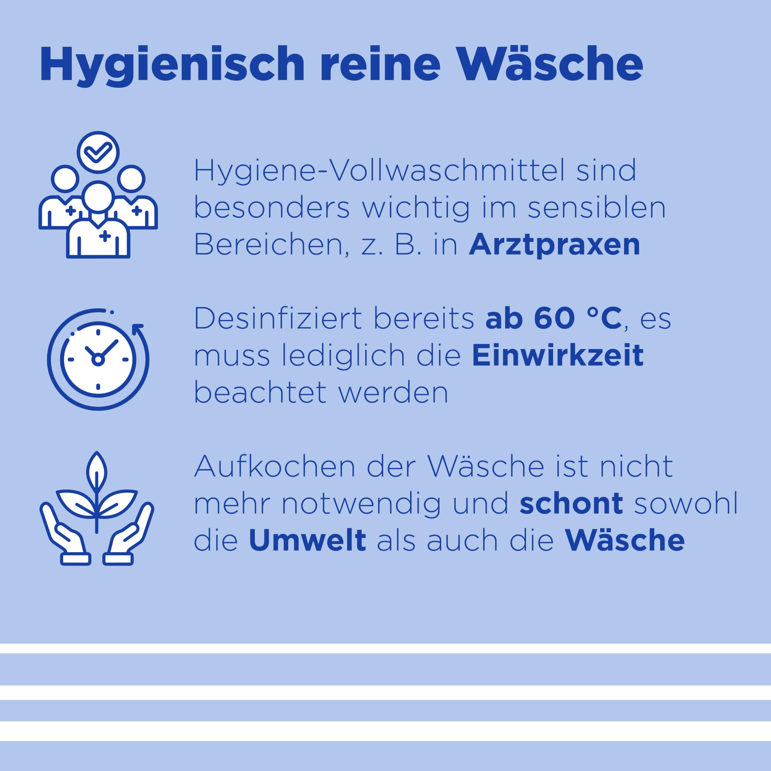Sanomat Hygiene Desinfektionswaschmittel 20 kg – VAH & RKI-zertifiziertes Vollwaschmittel Pulver – Wäschedesinfektion ab 60°C - phosphatfrei | Vollwaschmittel Pulver, Wäschedesinfektion ab 60°C, phosphatfrei, Hygienespüler für Krankenhaus & Pflegeheim