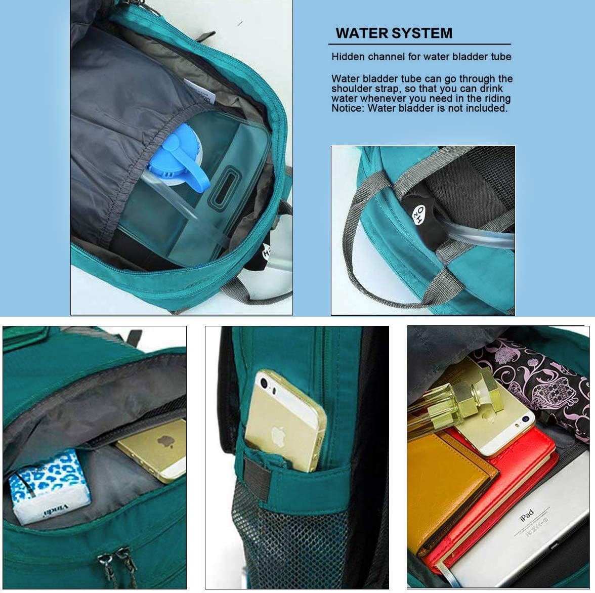LOCAL LION Wanderrucksack Trekkingrucksack Fahrradrucksack für Damen