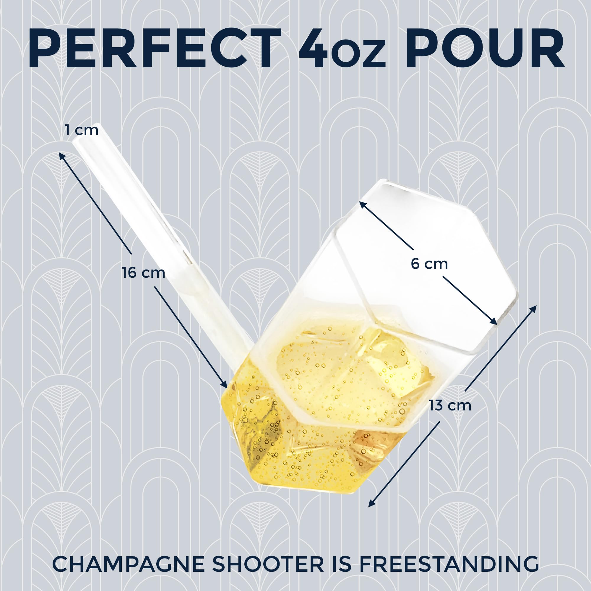 Shooter Cups - Hexagon Acrylic Glasses (Set of 6) -5
