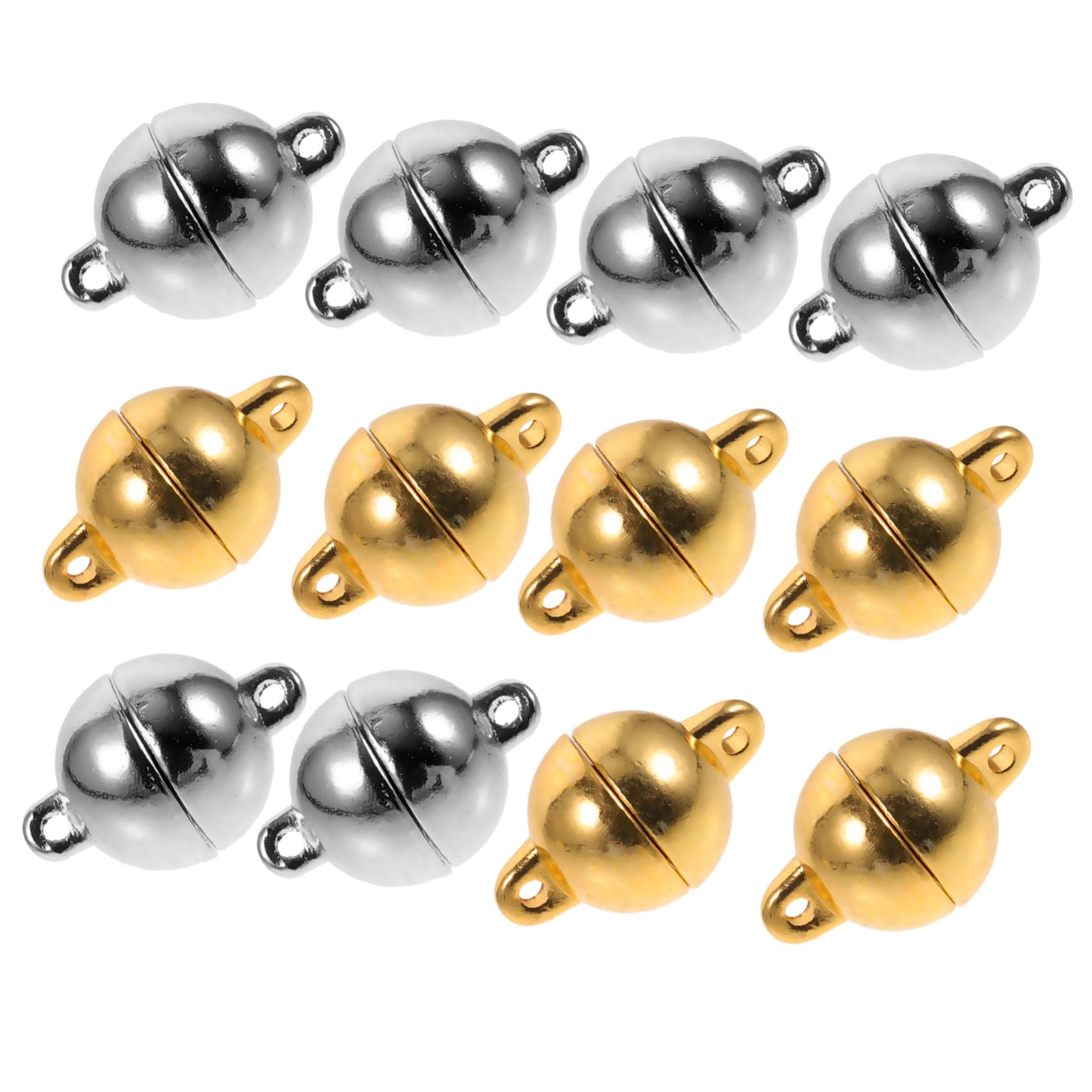 ABOOFAN 48stücke Magnetische Schmuckverschlüsse Magnetverschluss Für Armbänder Und Halsketten Zubehör Für Schmuckherstellung Langlebig Und Einfach Zu Handhaben