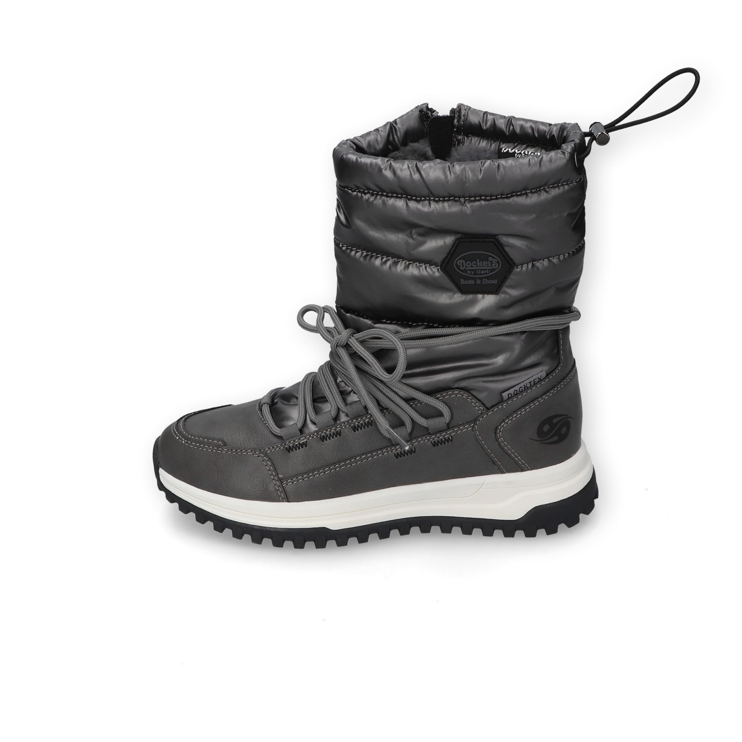 Dockers by Gerli Damen Combat Boots, Frauen Stiefeletten,wasserabweisend,warm gefüttert