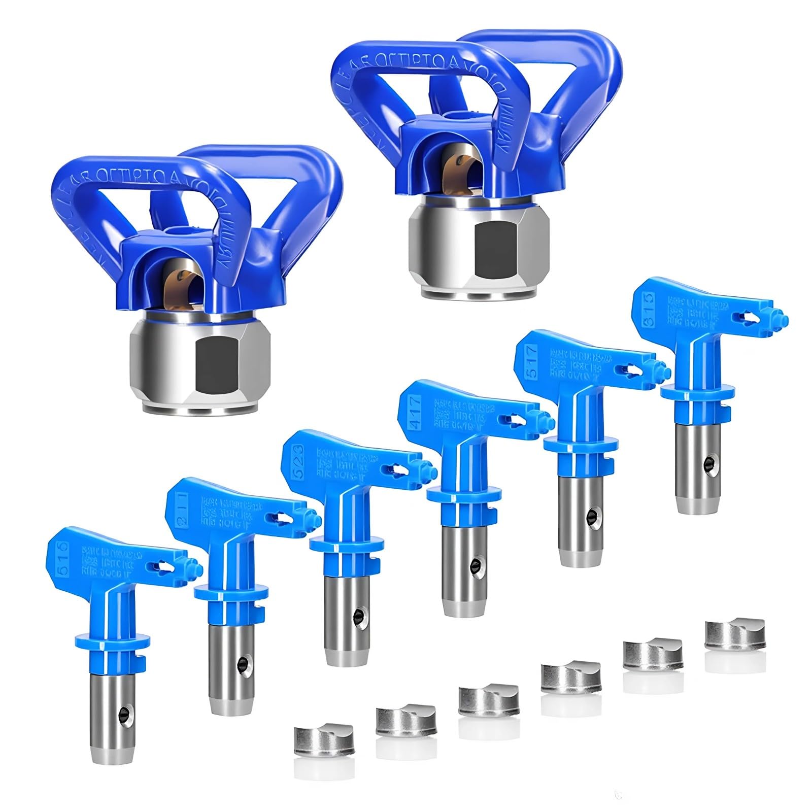 Pressure Sprayer Nozzle Tip Set for Paint Sprayers Rust Resistant Stainless Steel Nozzles for Flawlessly Finishing Paint Sprayer Nozzle