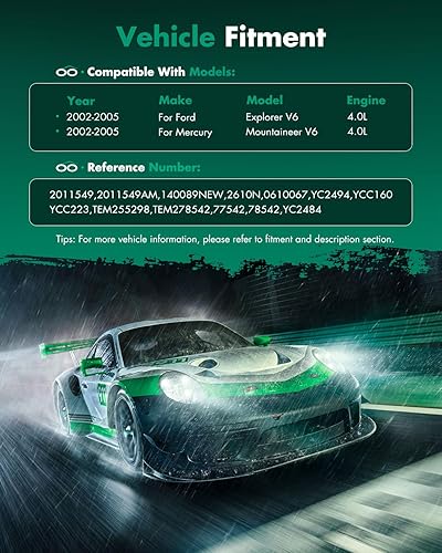 Miniatura 924 de SCITOO CO 10739C - Compresor de CA compatible con Honda Element 2.4L 2003 2004 2005 2006 2007 2008 2009 2010 2011