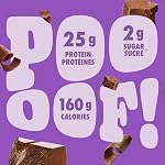 Poudre de lactosérum Pure Protein - Haute protéine (25 g/mesure), faible en sucre (2 g/mesure), sans gluten - Formule à action rapide, chocolat, 453 g