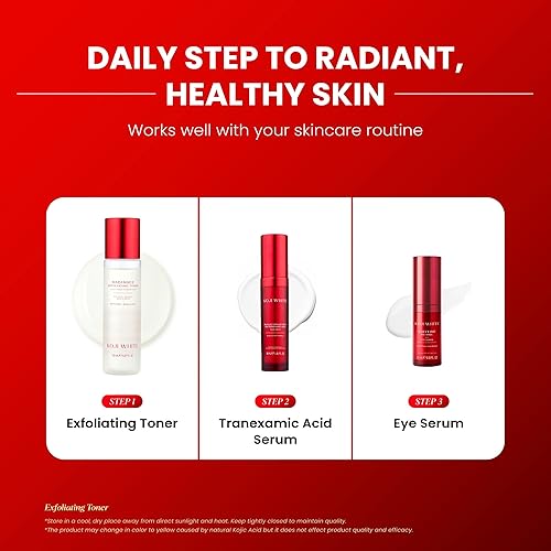 Miniatura 9 de Koji White Tónico exfoliante para rostro con tóner PHA BHA al 5%, 2% niacinamida, ácido kójico y ácido hialurónico  Tónico facial hidratante y