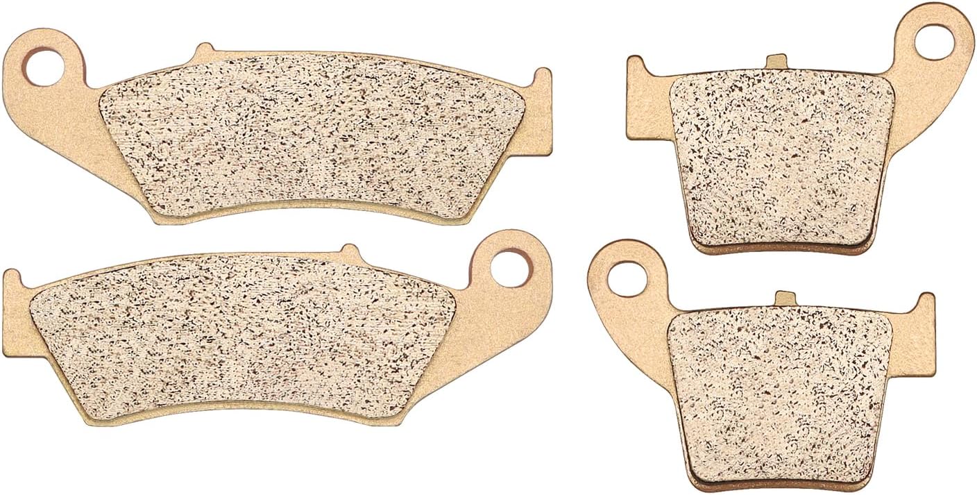ZICOO Sintered Front and Rear Brake Pads for Honda CRF450R CRF250R CR125 CR125R CR250 CR250R CRF450X CRF250X CRF450 CRF250 CRF450RX