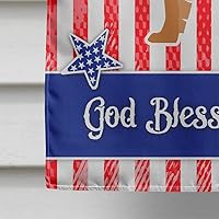 Vista 1161 de Caroline's Treasures BB4243GF Bandera de jardín con texto en inglés «Merry Christmas» con texto en inglés «Merry Christmas», bandera decorativa