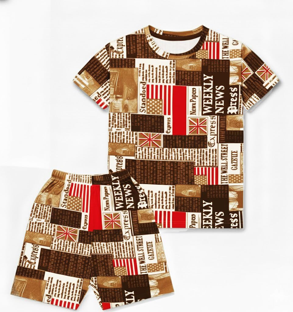 Boys & Girls Casual T-shirt and Shorts Pack of 6 (Multicolor, 2-3 Years) 2