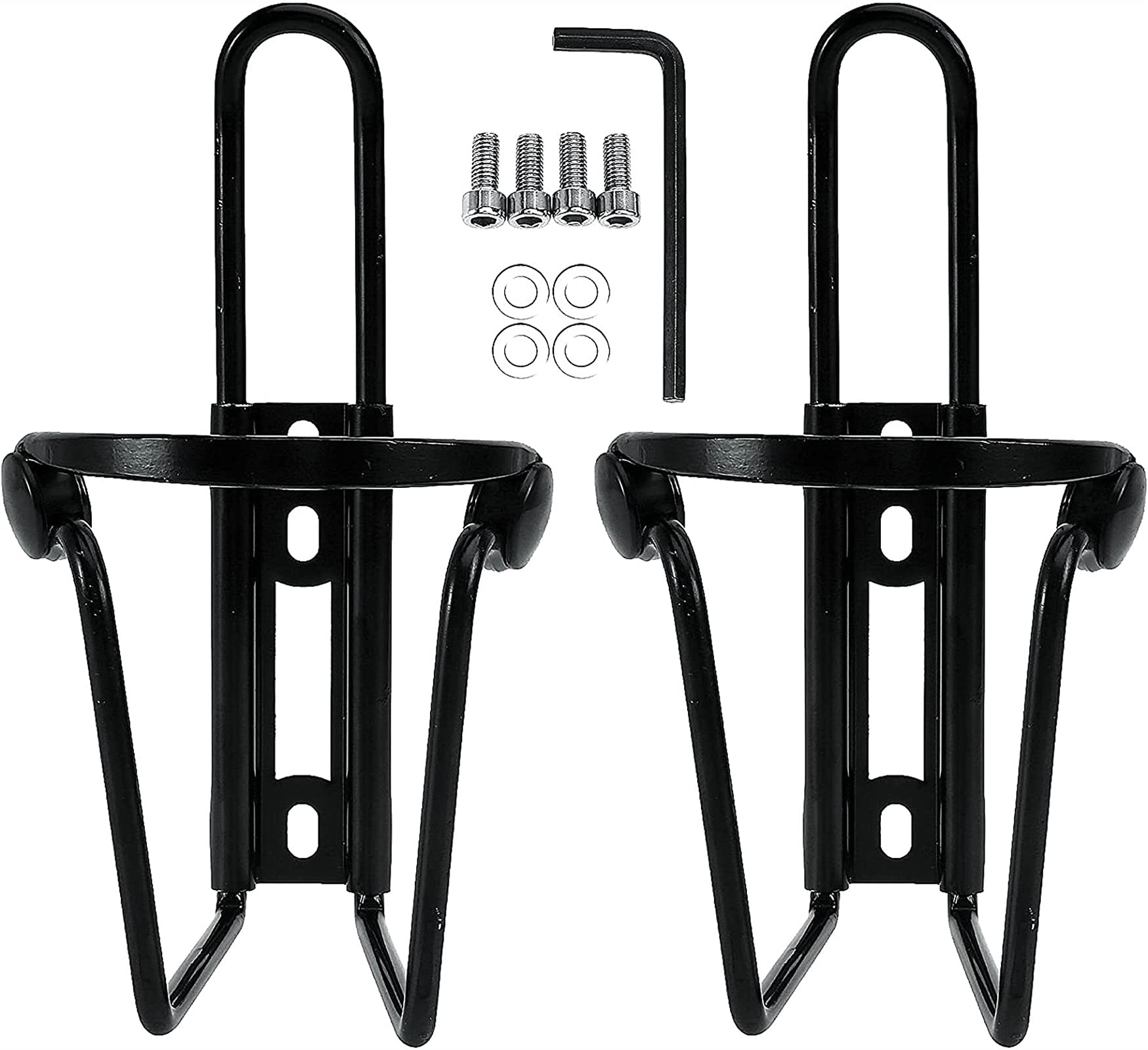 Portabidones de aluminio ligero SSDD con sujeción antivibración para ciclismo de montaña 2 uds