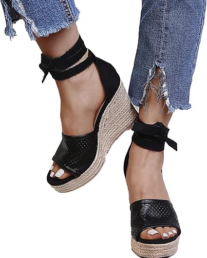 Amazon.com: ZLZNX Sandalias de cuña para mujer, de verano, bohemias, de  plataforma, informales, al aire libre, plantilla cómoda, correa al tobillo,  puntera abierta, antideslizantes, sandalias de playa : Ropa, Zapatos y  Joyería