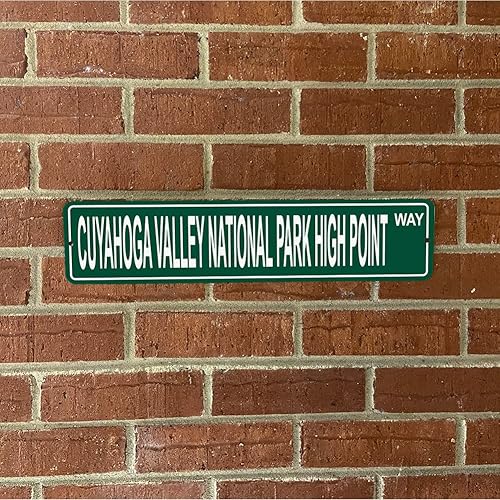 Vista 243 de Ohio Mountains Pick Your Mountain Compatible/repuesto para Ballards Hill United States Mountain Aluminio Metal Tin Street Sign Style decoración