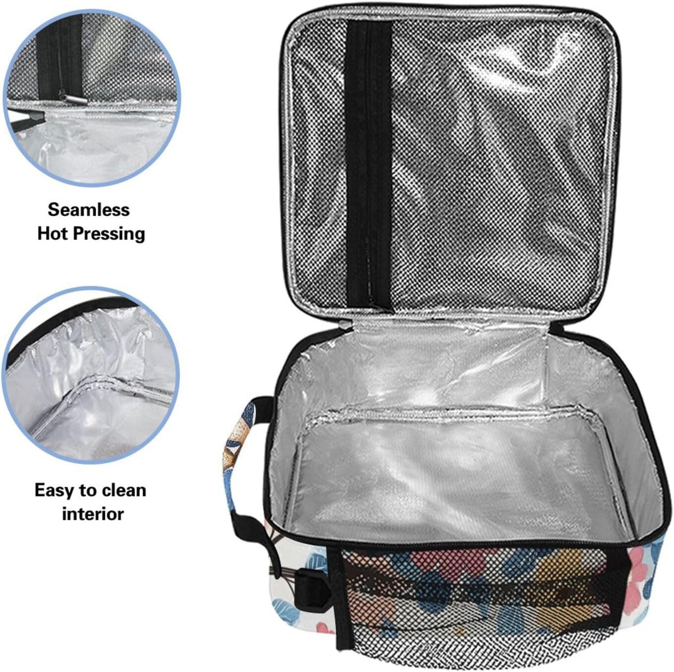 Owls Lunch Box Kids Cooler Insulated Lunch Bag Cooler Bag image 3