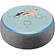 Head Case Designs Officially Licensed LebensArt Flamingo Artwork Vinyl Sticker Skin Decal Cover Compatible with Amazon Echo Dot 3rd Gen - Skin only Echo Dot 3rd Gen is NOT Included