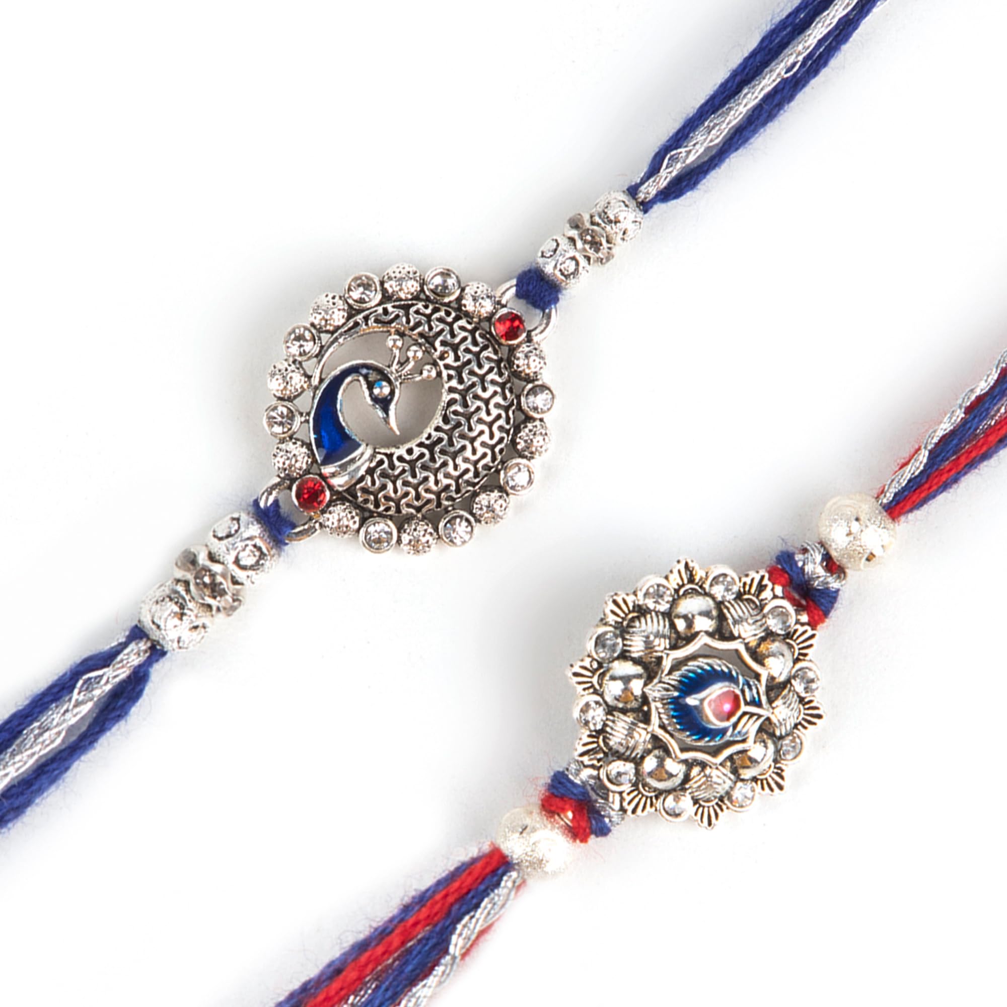 The Purple Tree Men Beautiful Silver Peacock Rakhi For Brother With Roli Chawal And Card (Set Of 2) Rakhi For Bhai, Rakshabandhan Gift For Brother, Rakhi Thread, Rakhi Set, Rakhi Gift (B0C8Z8VS6F) Amazon Price History, Amazon Price Tracker