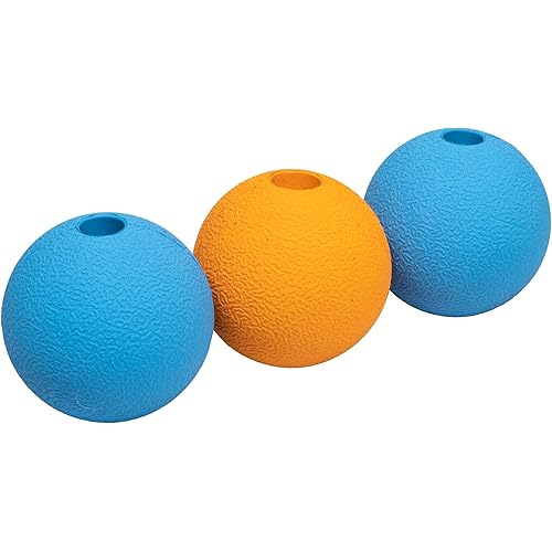 Amazon Basics Supreme Rubber Toy Dog Balls, 2.5-Inch, 3-Pack