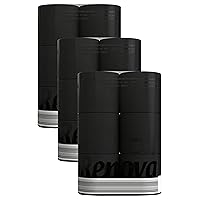 RENOVA carta igienica nero – 6 rotoli di carta (Confezione da 3)