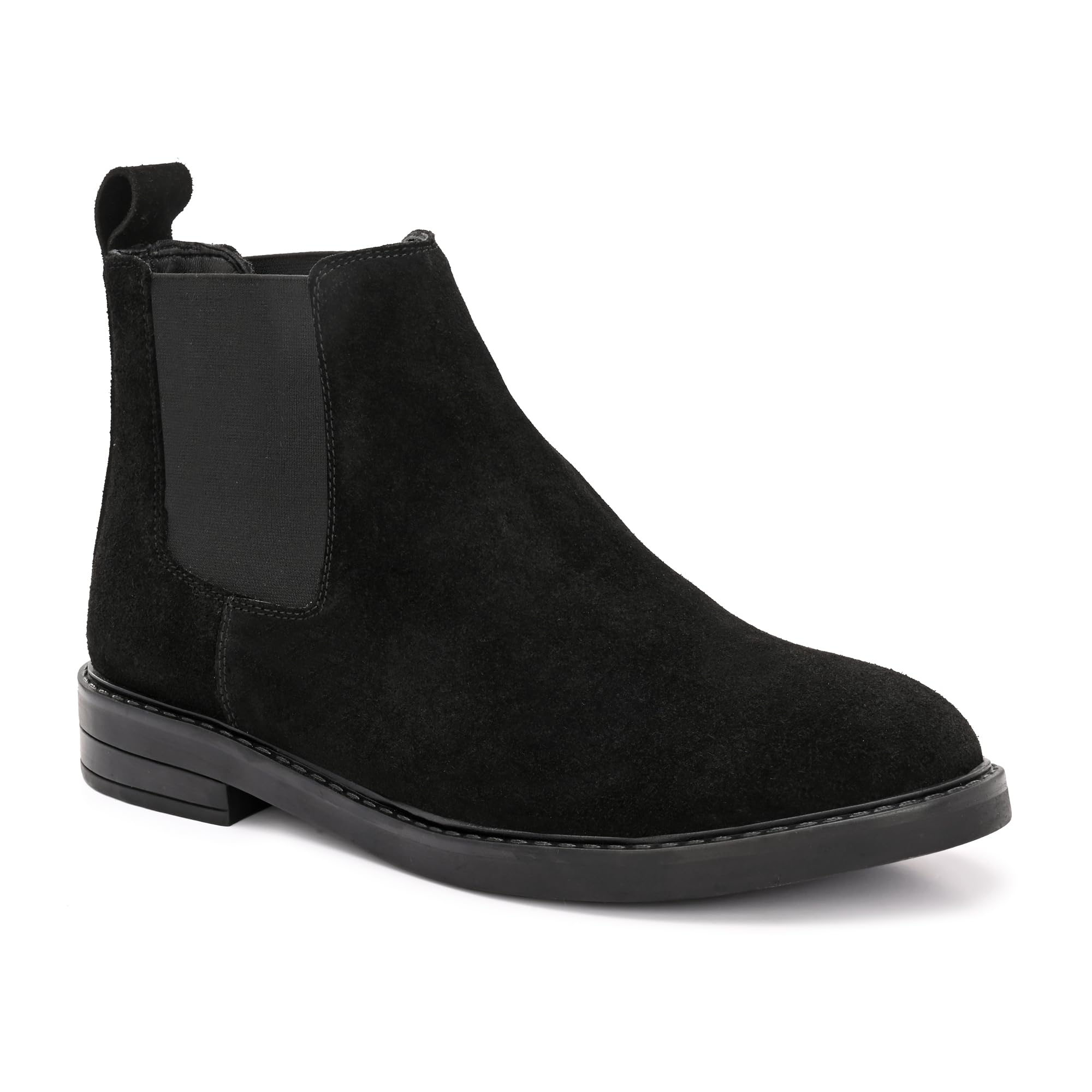 just leather Premium Suede Leather Dual-Elastic Heritage Chelsea Boots-picture-18