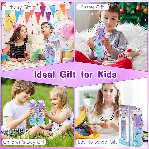 Miniatura 7 de Decora tus propios kits de botellas de agua para niñas, regalo de cumpleaños para niñas, regalos para niñas de 4 a 12 años, botella de agua para
