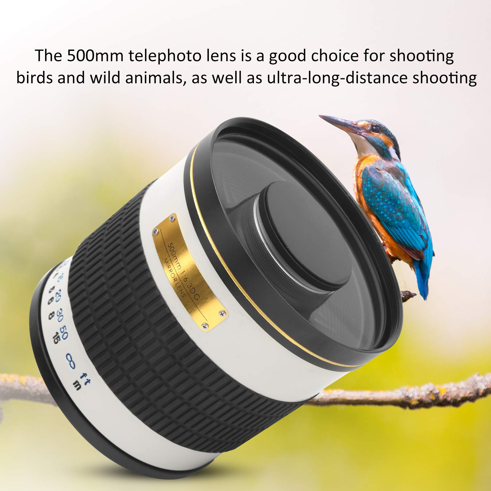 Amazon | EFマウントカメラレンズ、500mm F6.3超望遠マニュアル