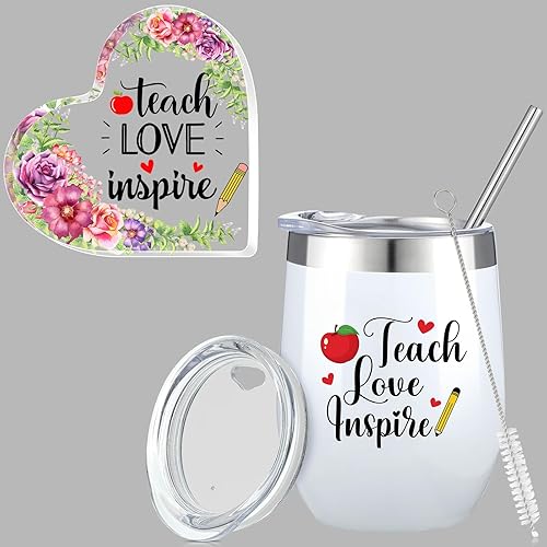 Cunhill 2 piezas de los mejores regalos para profesores, regalos de agradecimiento para profesores, regalos de agradecimiento, taza de café,