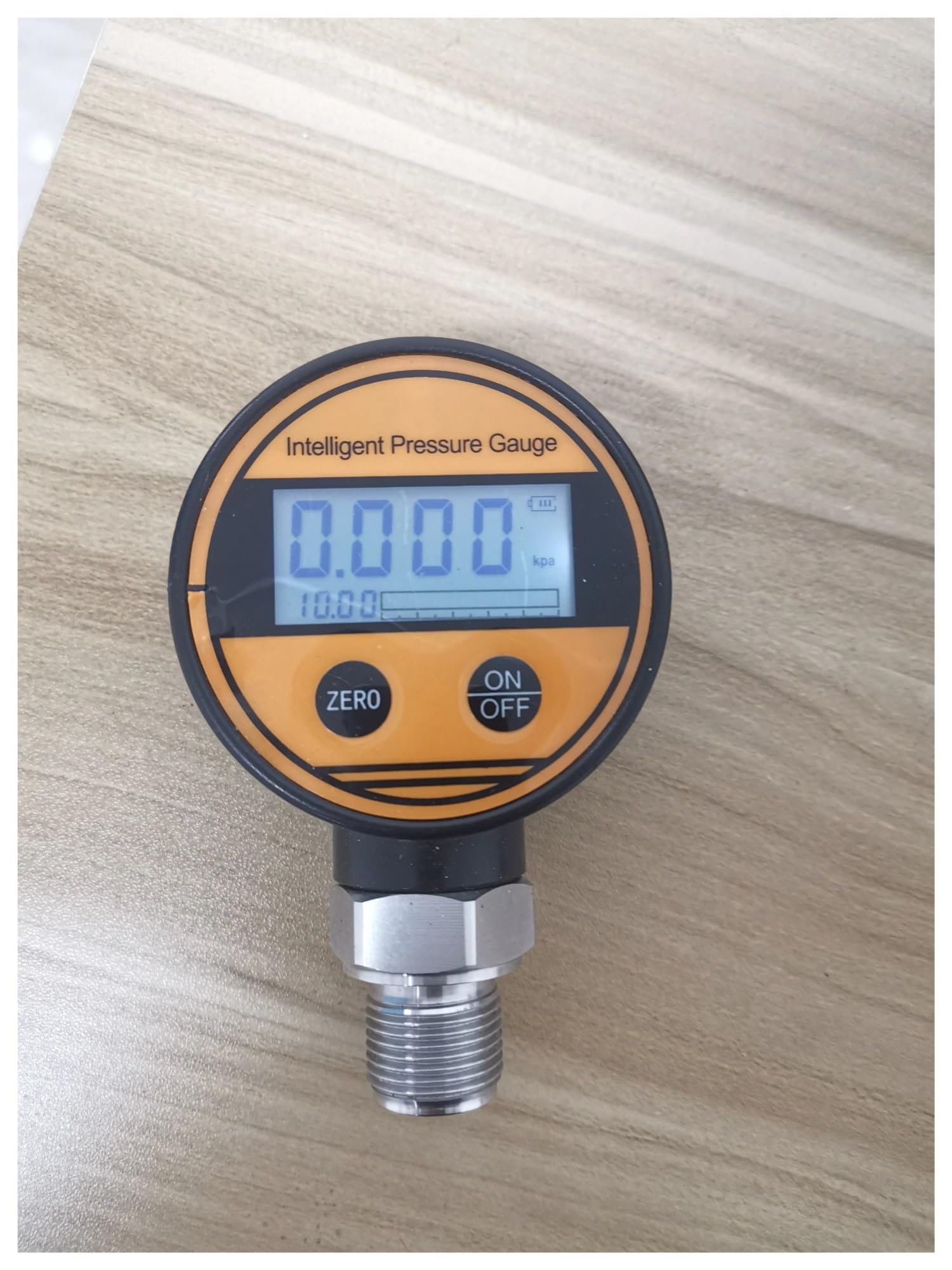 Manomètre 0-16/60/400 bar Contrôleur de vide - Manomètre numérique de collecteur 100 kPa Connecteur hydraulique G1/4(G1-4 thread,0-4bar)