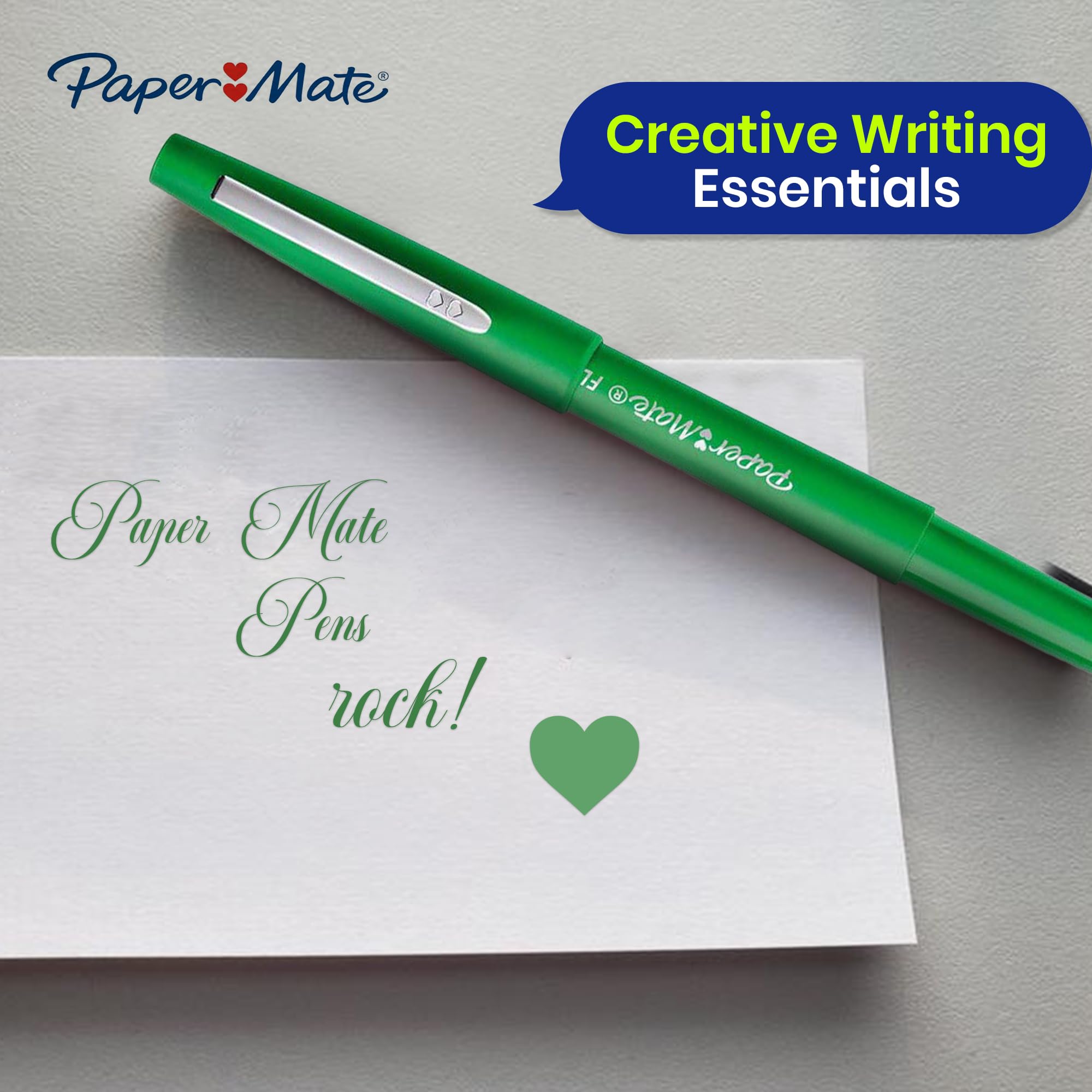 PaperMate Flair Original Felt Tip Pens Black (Pack Of 12) S0190973 - Office Monster - View #9