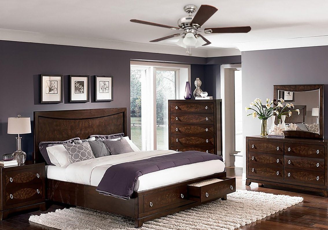 Promo Discount Up To 70% Off Honeywell Ceiling Fans Honeywell Springhill 50184 Sloped Ceiling Fan, Brushed Nickel