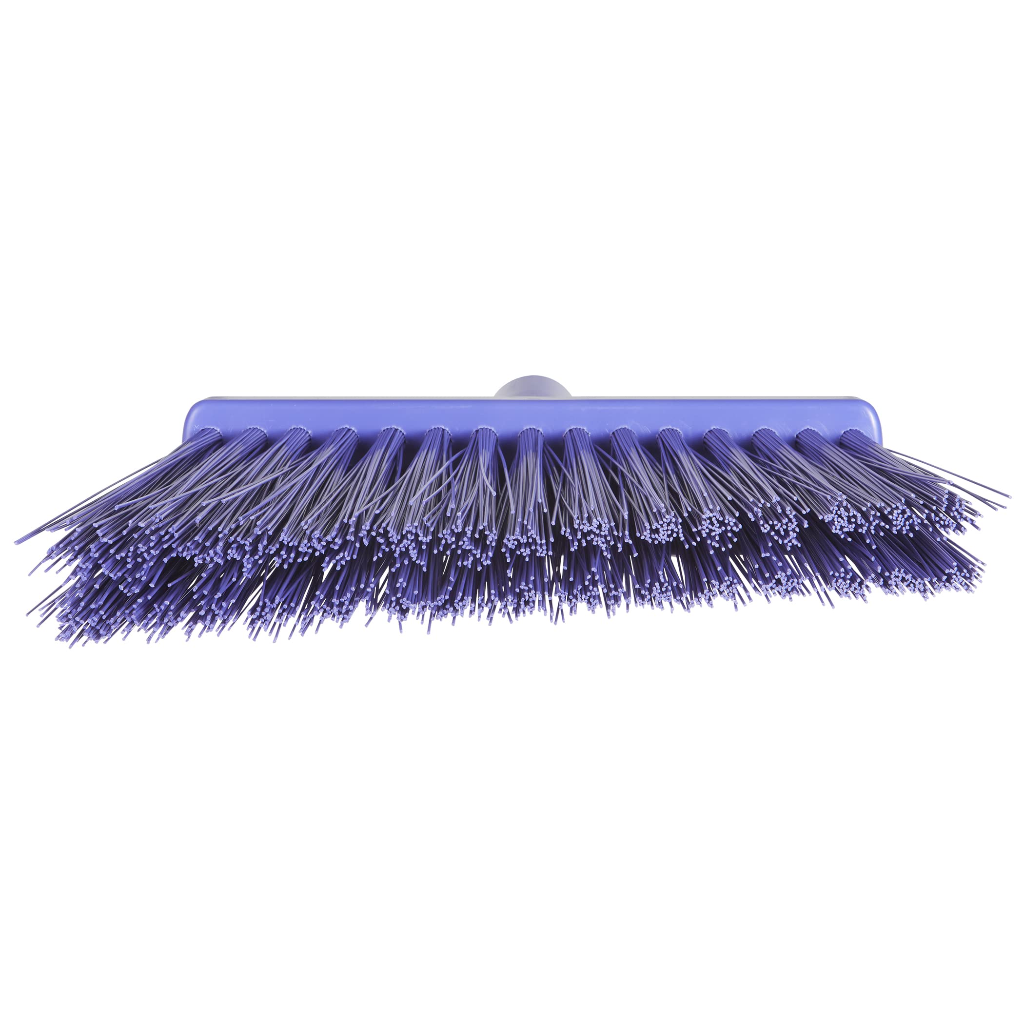 Vikan 29148 Broom, Angle Cut, 11.4" Extra Stiff, Purple