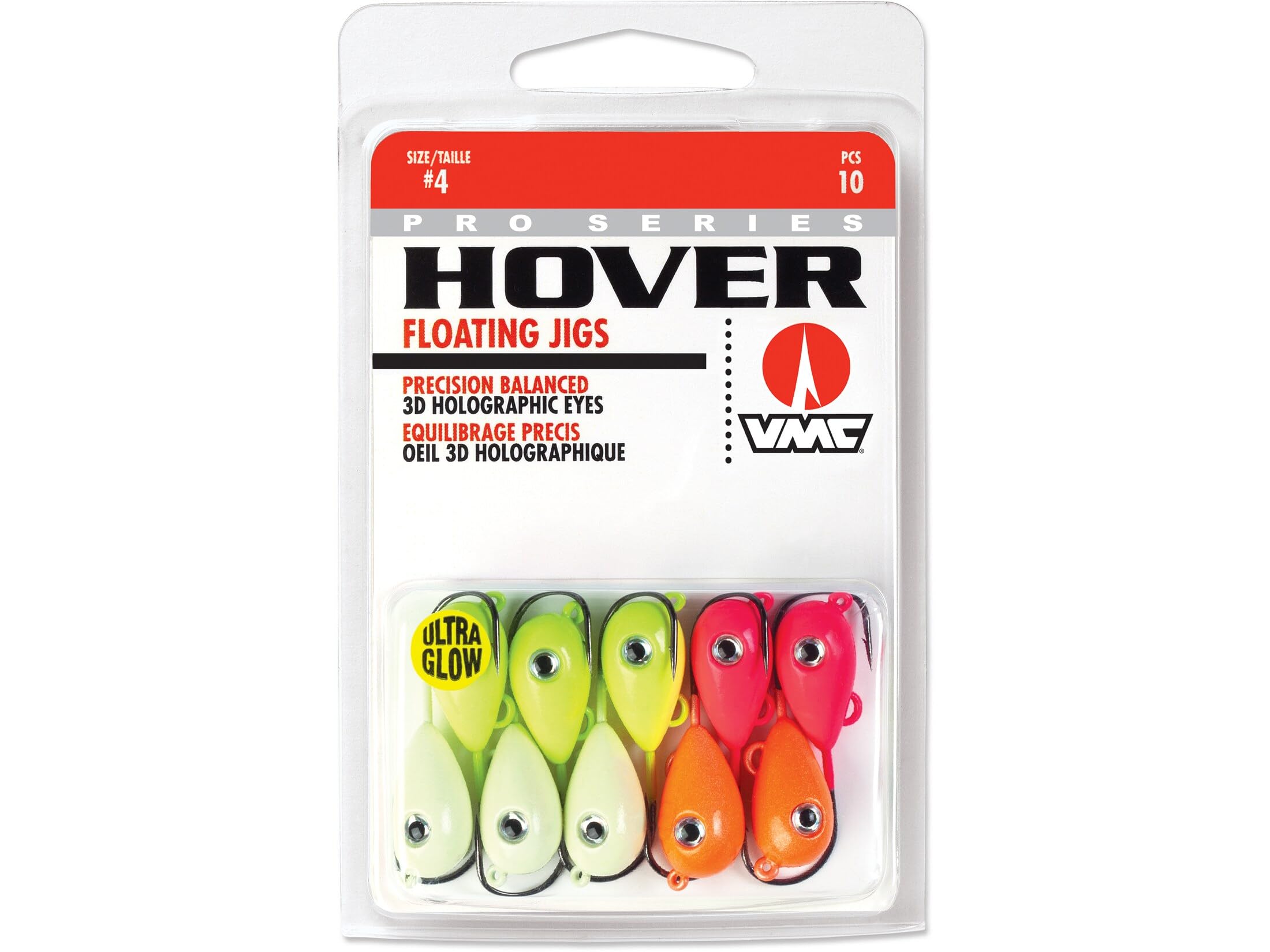 VMC HVJ#4GK: Hover Jig Glow Kit #4 Assorted
