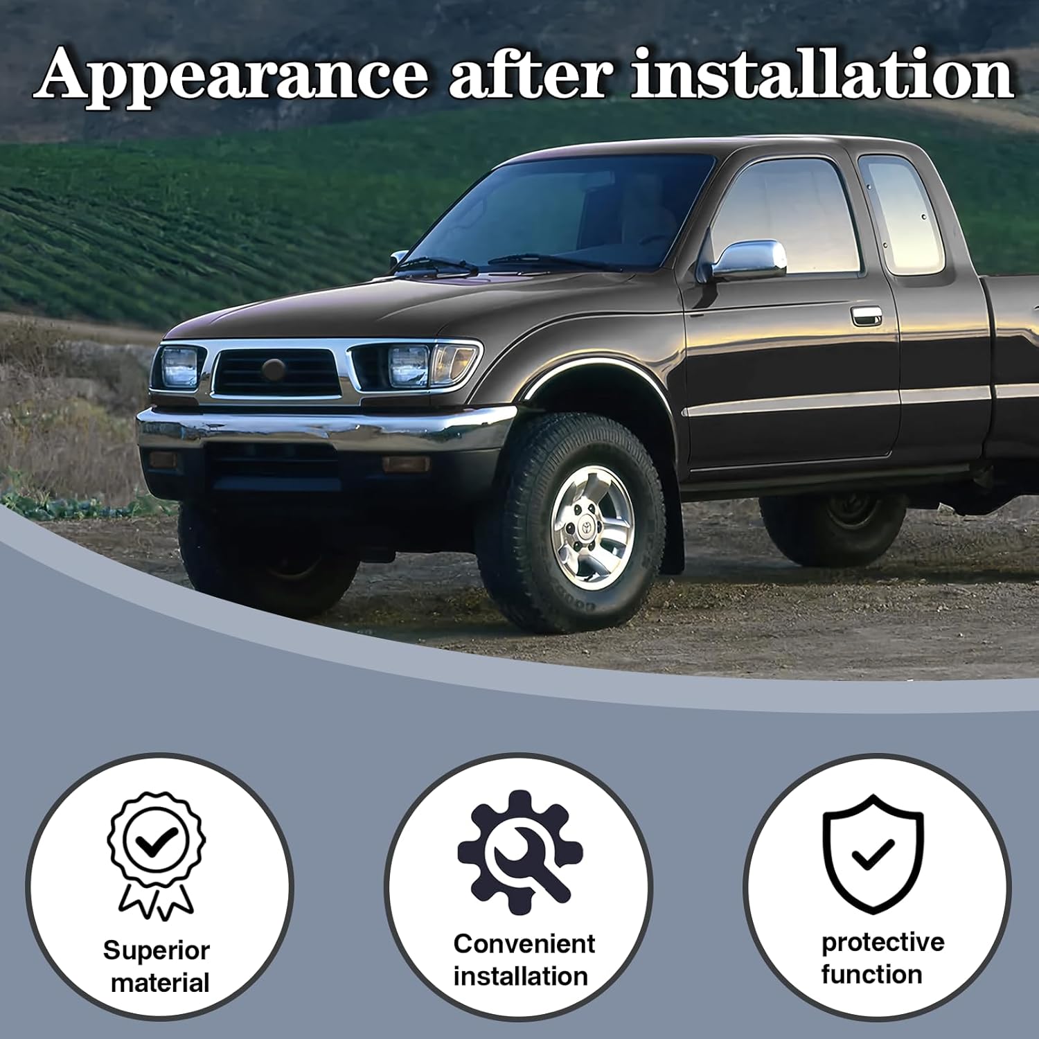 CarPartsDepot Front Radiator Support Core Compatible With 1997-2000 Toyota Tacoma 5320104060 TO1225207