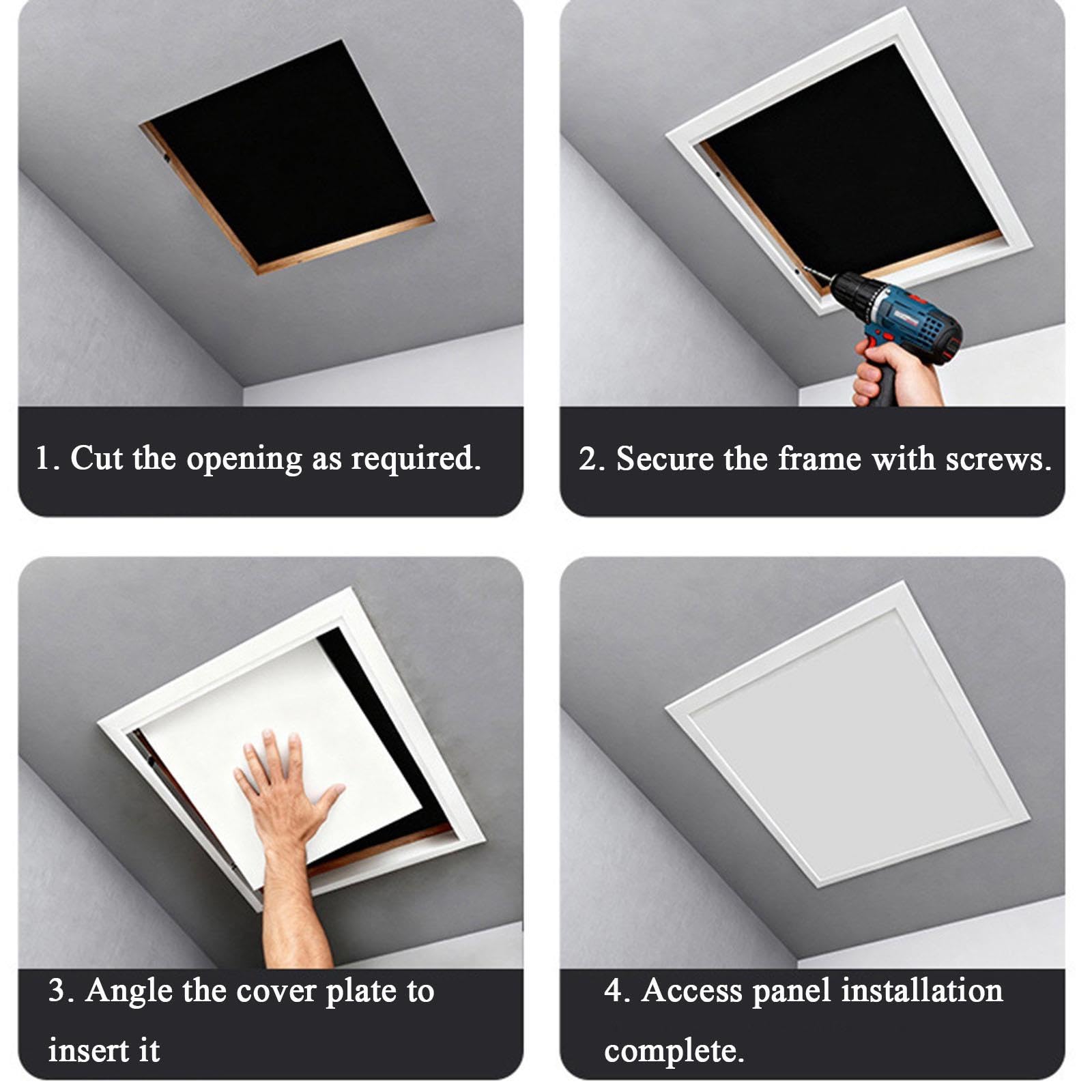 Zugangsklappe aus Aluminiumlegierung, geeignet for Badezimmerdecken