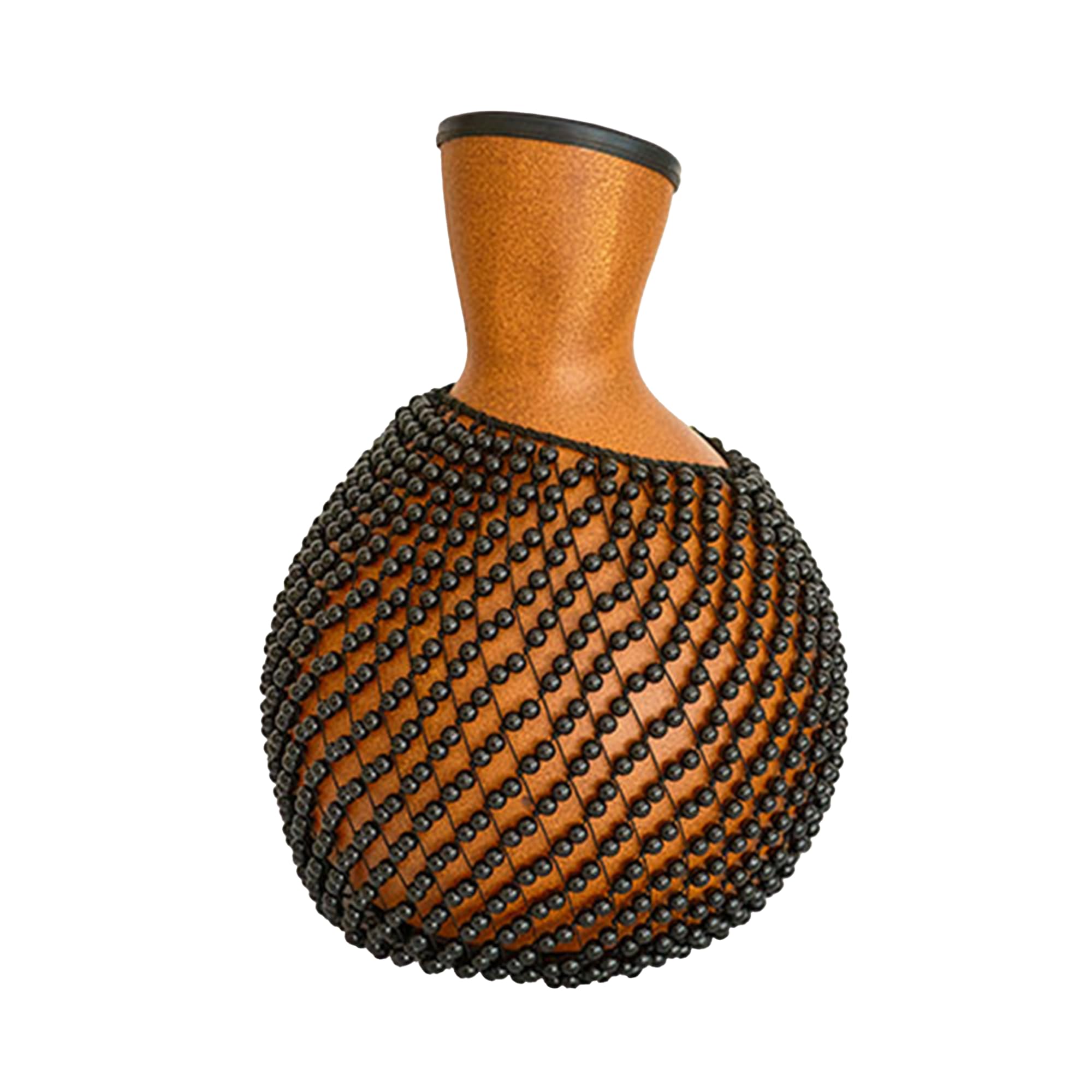 Instrumento de percusión de fibra de vidrio con cuentas