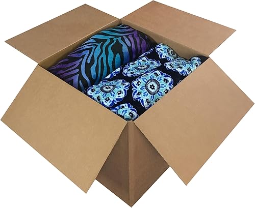 Miniatura 6 de UBMOVE Cajas de embalaje corrugadas resistentes de 275 libras paquete de 10 22 x 22 x 22 pulgadas resistentes  10 unidades