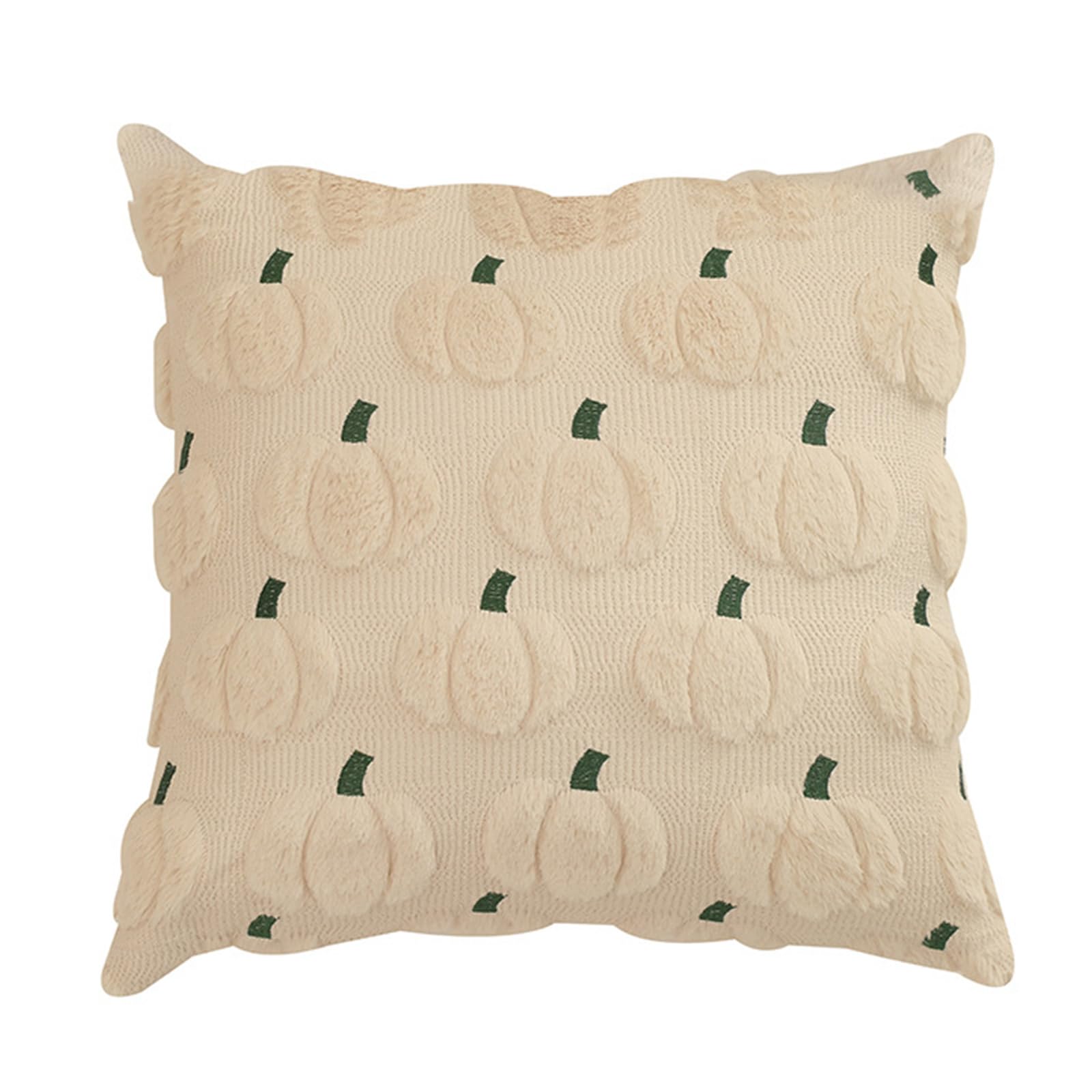 Jazuaiao Cushioned Vegetable Pillow Protector Cozy Fall Bedding Accent with Needlecraft Detailing Fall Oriented Home Deck Pillow