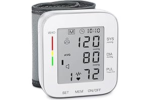 Aparato Para Medir Presión MMIZOO: Monitor de Presión Arterial Automático y Portátil