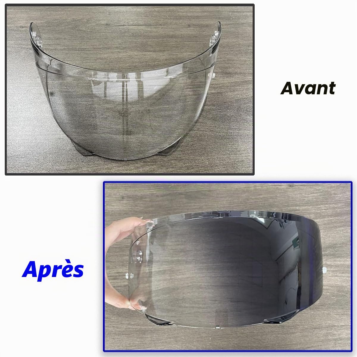 Visière Casque Moto pour RUROC Atlas 3.0 4.0, visière intégrale Anti-UV à Changement Rapide, écran résistant aux Rayures, visière Anti-buée pour Casque