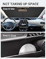 Vista 354 de Proadsy Parasol para parabrisas actualizado 2026, ajuste personalizado, Lexus NX 2022-2025 2026, 4 capas, plegable, protector de parasol frontal que