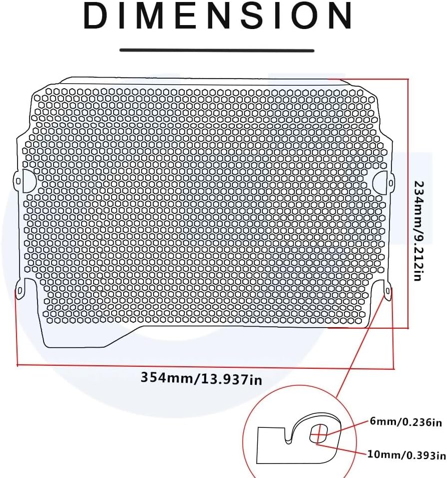 Radiator Grille Guard Cover for YA&MAHA MT-07 MT 07 2014-2023 2021 2022 2021 2020 2019 2018 Motorcycle Radiator Guard Protector Grille Cover Accessories