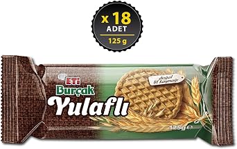 Meat Burçak Oatmeal Biscuits 125 g x 18 Pieces