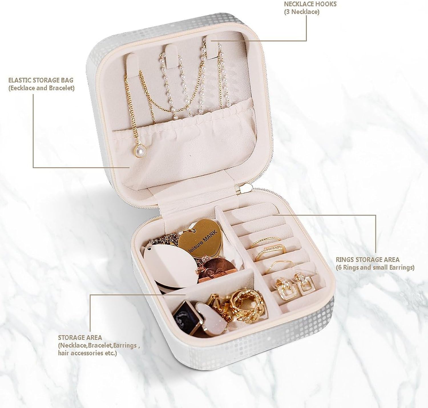 ビンテージ☆ジュエリーケース(2個セット)宝石BOX小物入れシルバー