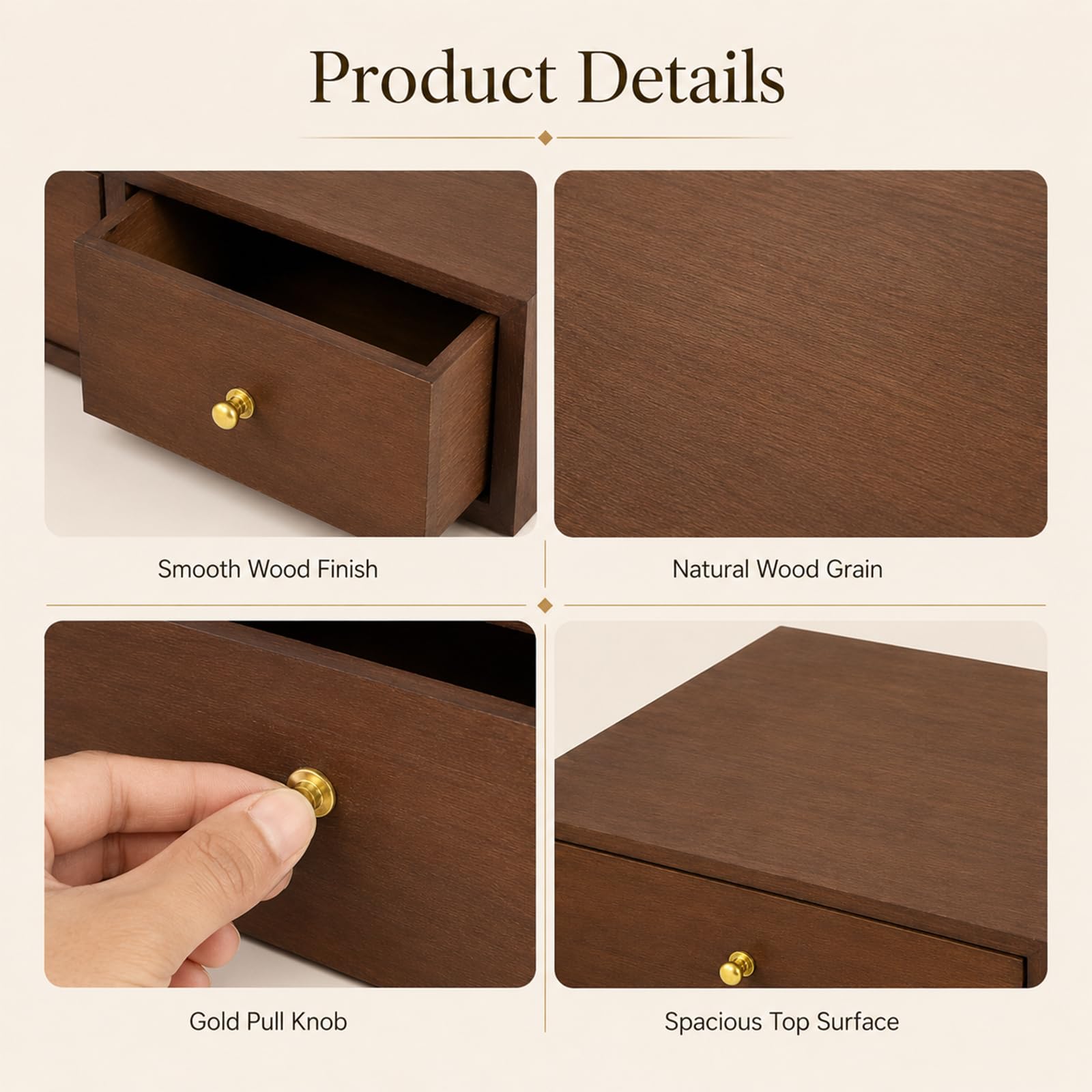 K Cup Organizer Cassetto per 30 cialde, in legno, supporto per postazione