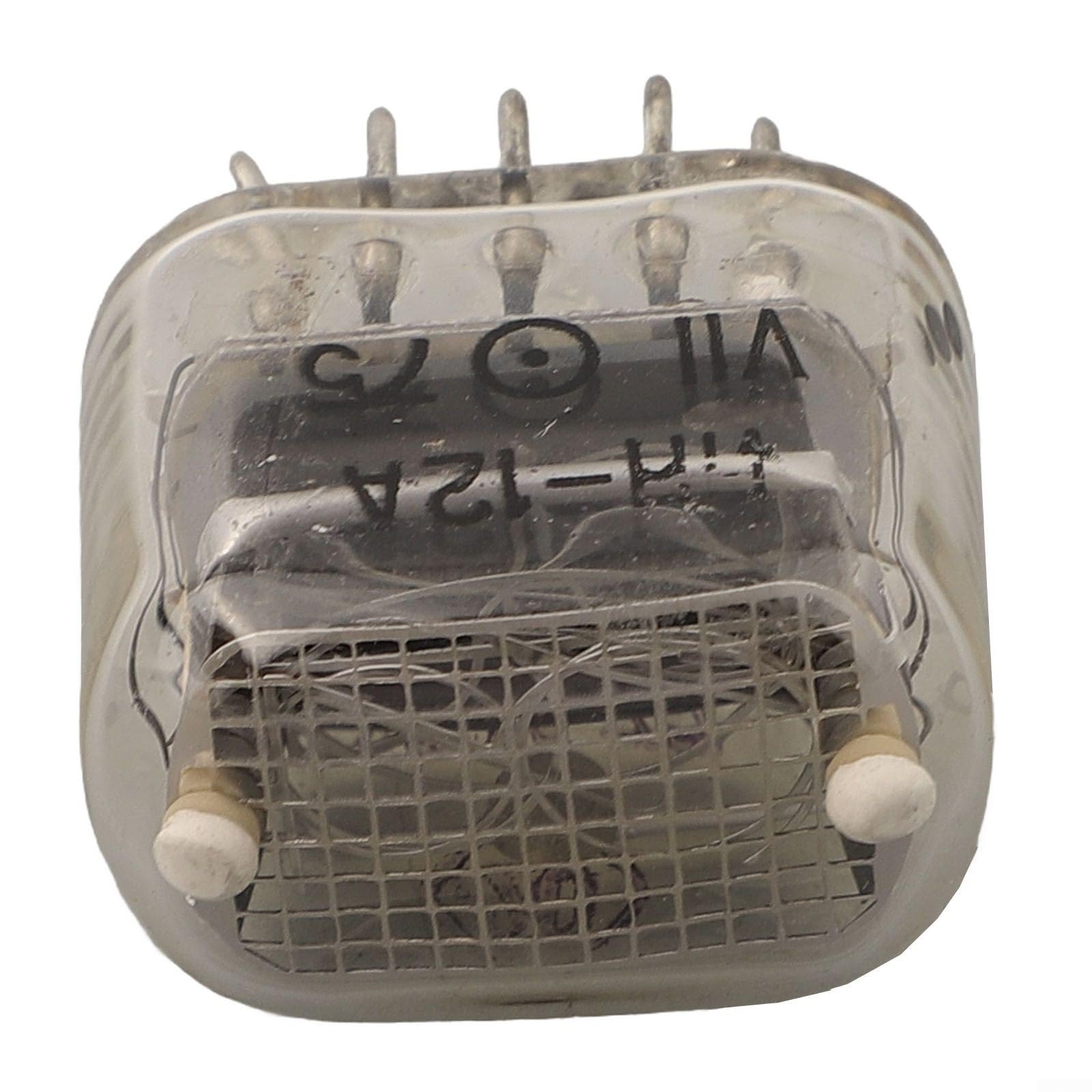 IN-12 Nixie Tube Digitalanzeige für Retro Clock Kits, Neon-Gas-Kaltkathodenanzeige mit 170V Entladespannung und 7.500 Stunden Laufzeit