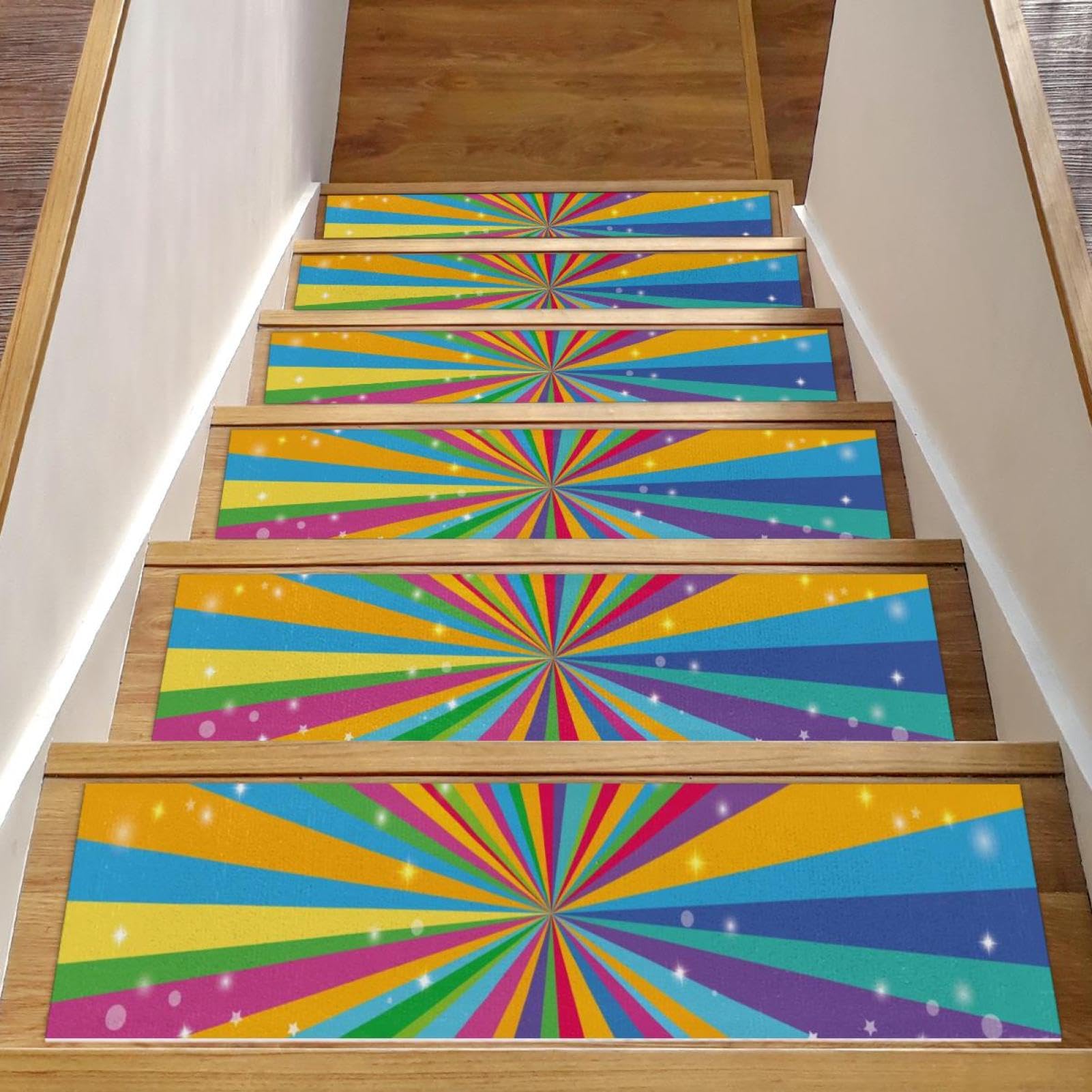Marches d'escalier antidérapantes 20,3 x 76,2 cm en lot de 15 pièces