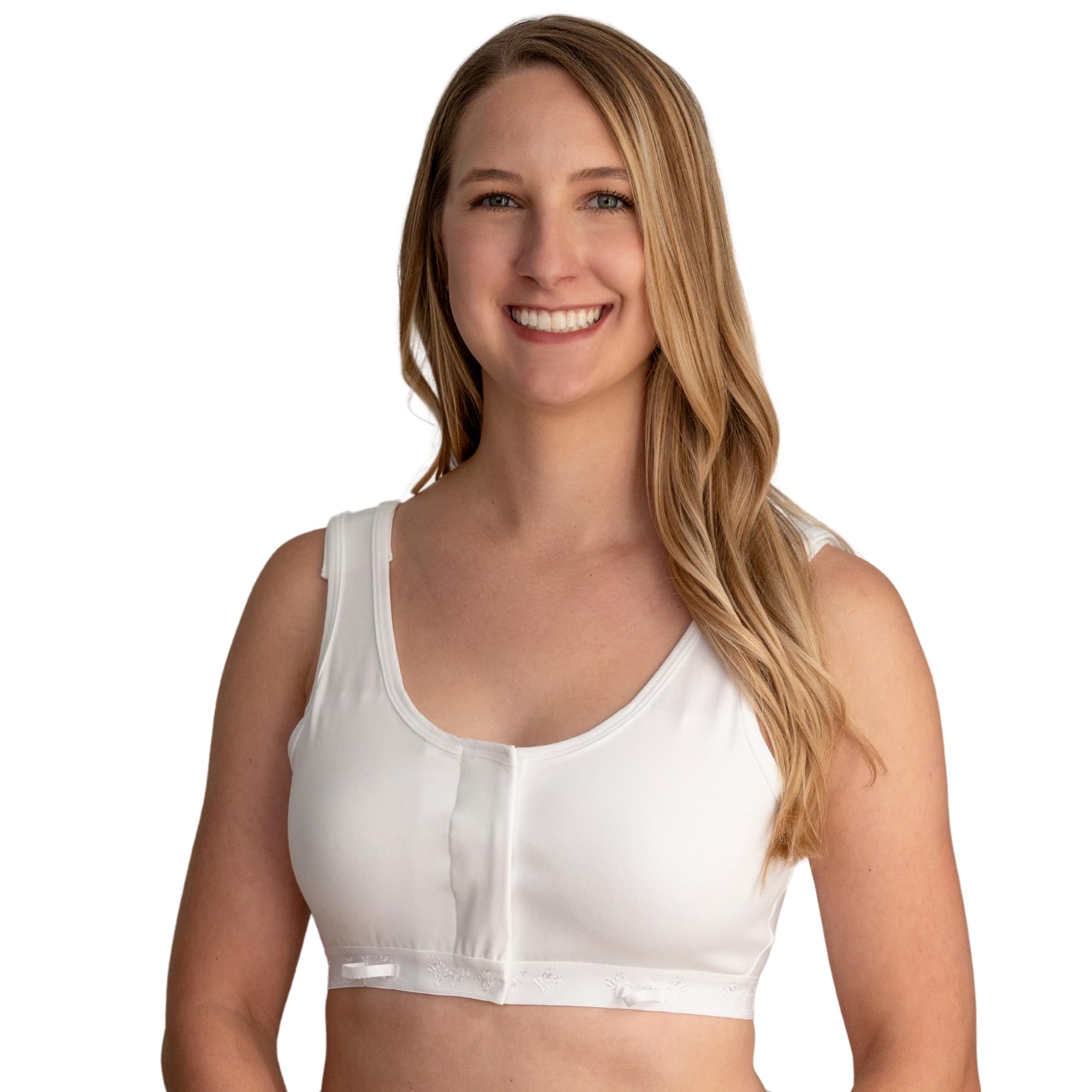 Gentle Touch Surg-Ease Bra with Hook and Loop Front Closure