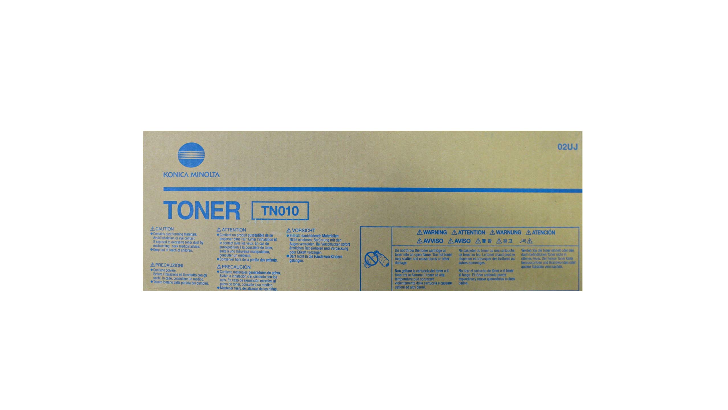 Oryginalny Konica Minolta 02UF / TN010 toner czarny do Konica-Minolta Bizhub Pro 1050 EP