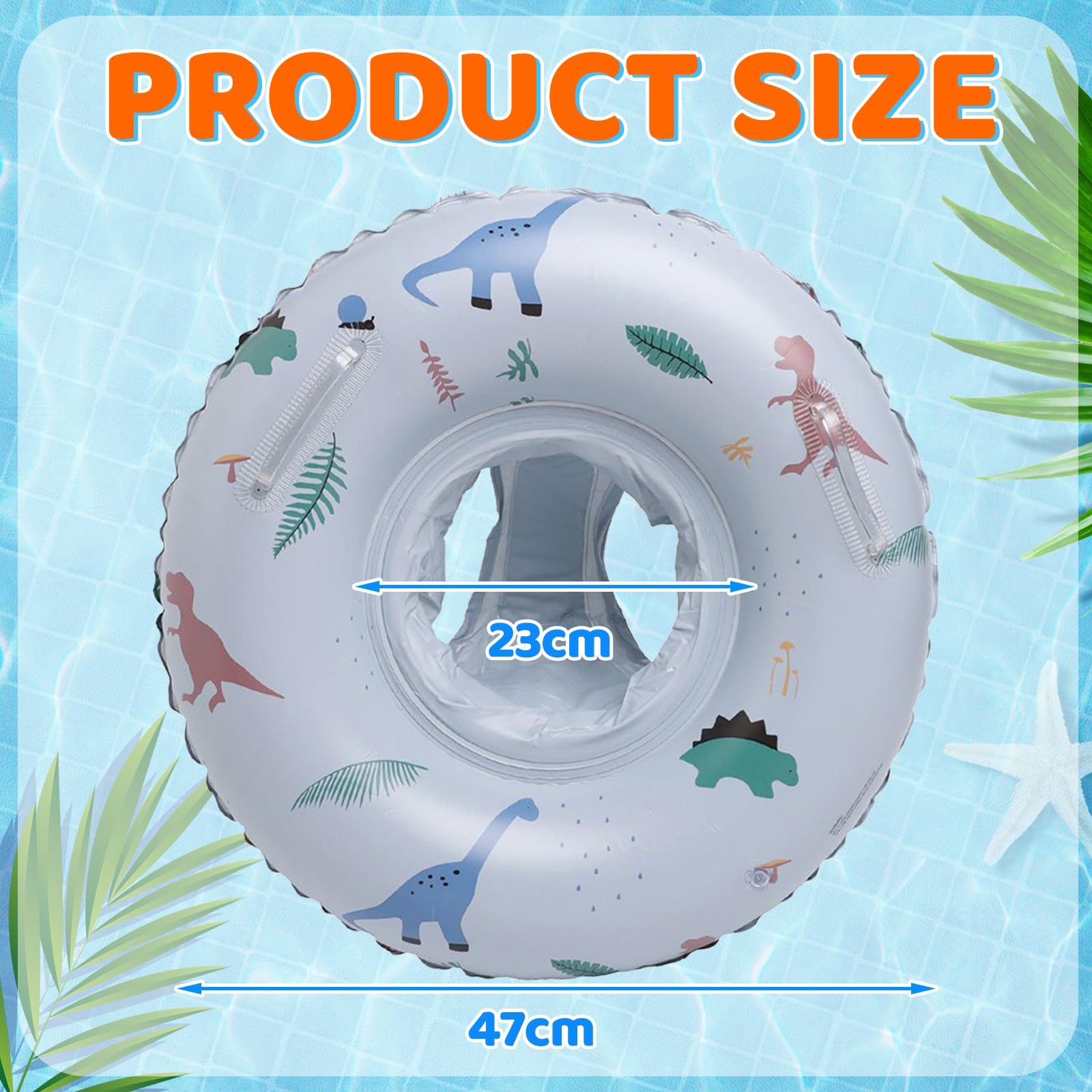 EDLMKM Baby Swimming Float, Baby Swimming Ring, Inflatable Baby Float - Image 2