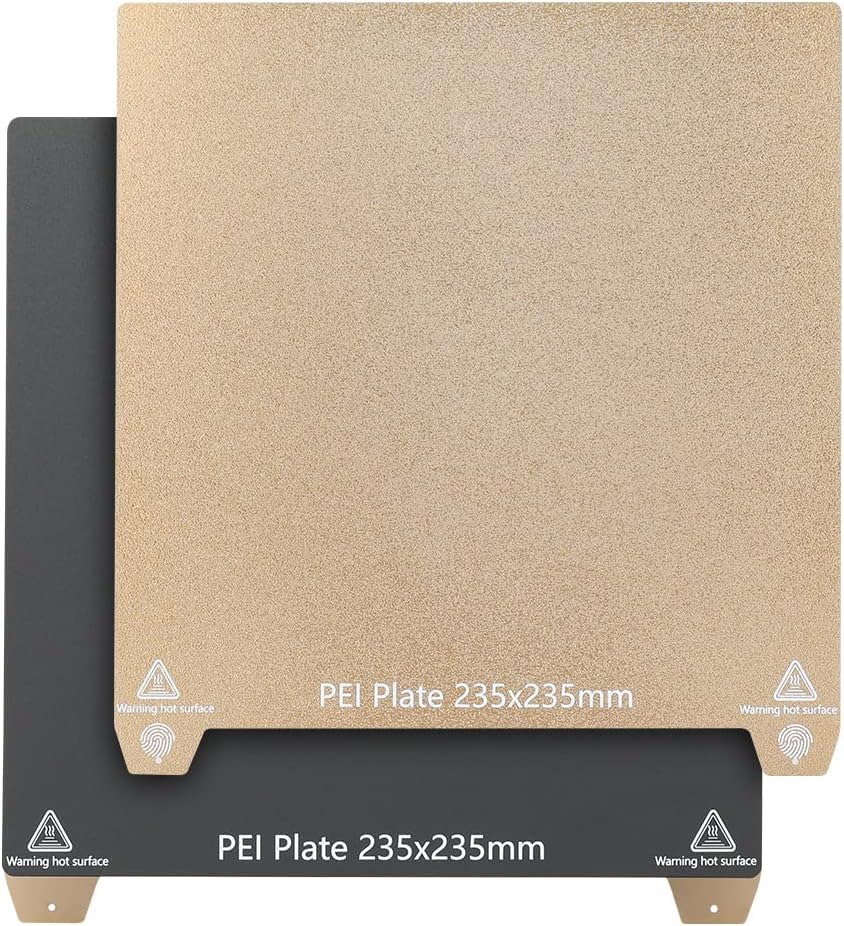 Sovol Upgrade Placa PEI Doble Cara PEI/PC Hoja 235x235mm Placa Magnética para Ender3/3 Pro/3 V2/Ender 3 S1 Pro/Ender 3 Neo/Voxelab Aquila Impresora 3D - Amazon product rated Grade B